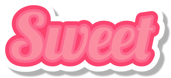 sweet lettering
